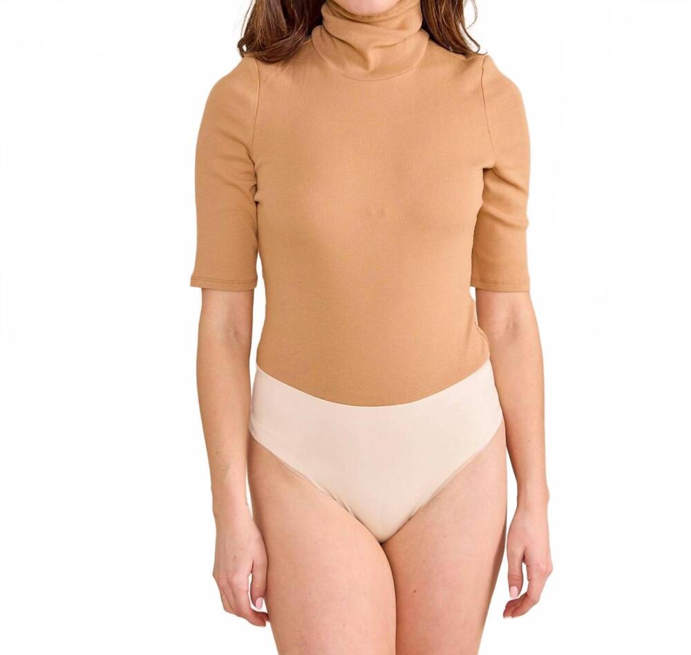 NEW S'EDGE emily bodysuit in camel